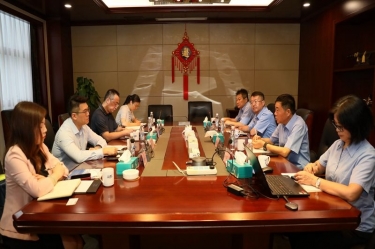 中国进出口银行浙江省分行行长彭豪一行莅临2138cn太阳集团城纸业开展银企高层会谈活动