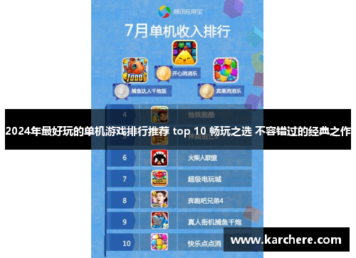 2024年最好玩的单机游戏排行推荐 top 10 畅玩之选 不容错过的经典之作